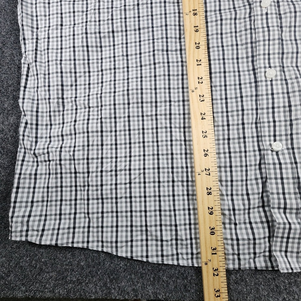 Cutter & Buck Mens South Carolina Gamecocks Gingham Shirt 3XL Black White - Picture 9 of 9